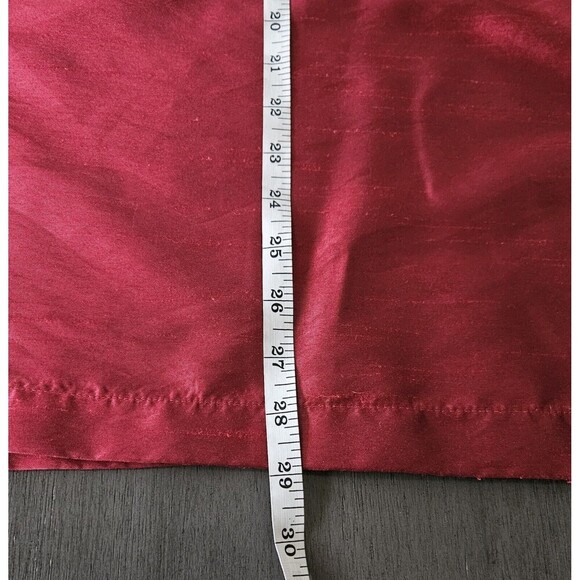 N Touch Metallic Red Long Sleeve Button Down Blouse Top 3XL Career Office - Picture 4 of 6